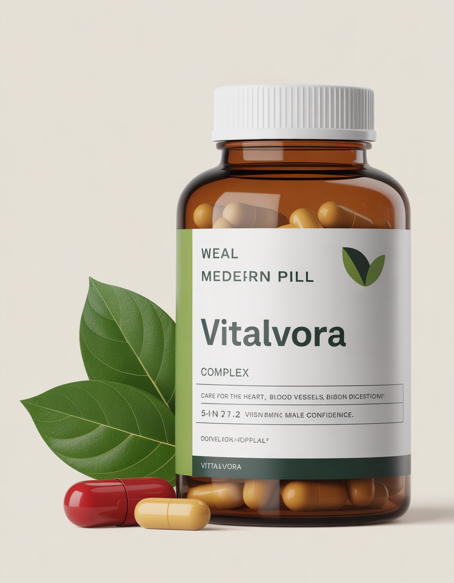 Vitalvora dietary supplement bottle